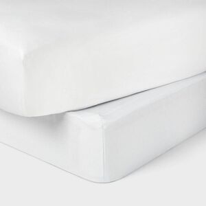 Threshold -  Box Spring Cover Recycled Polyester Twil White